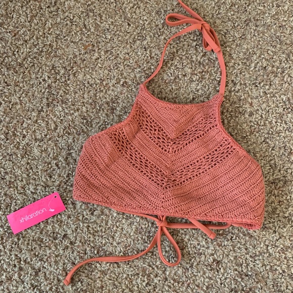 Xhilaration Other - NWT Rust crochet bikini top
